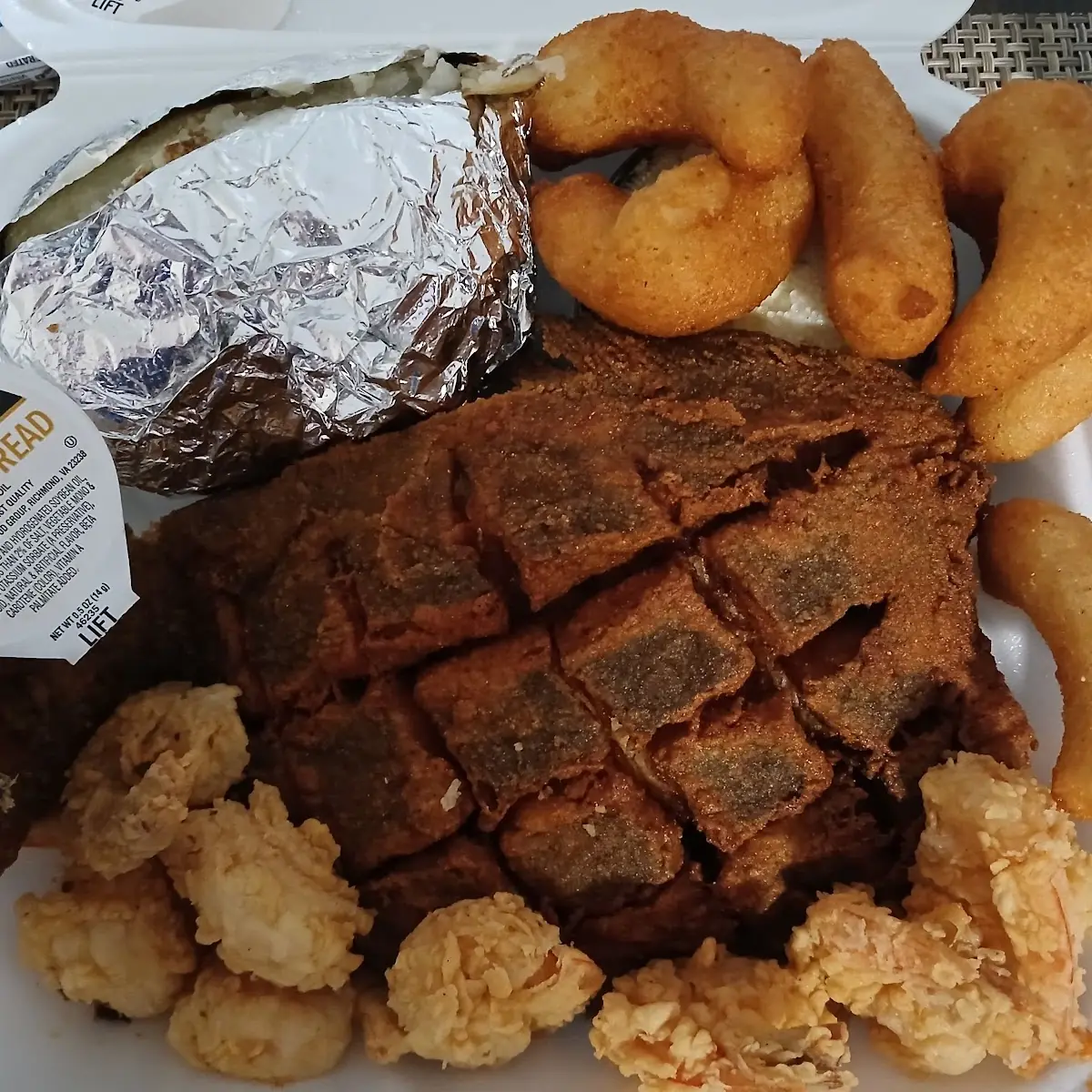 Fried Shrimp Platter