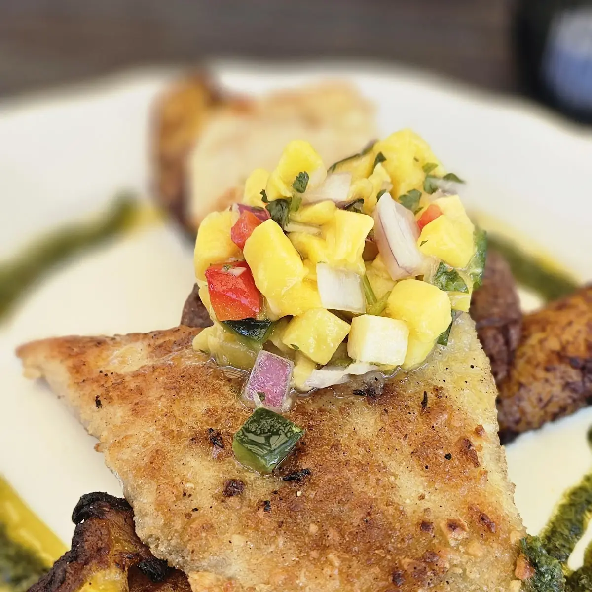 Macadamia Nut Crusted Snapper