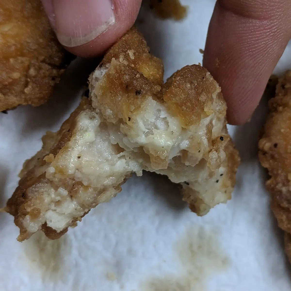 Raw Chicken Nuggets