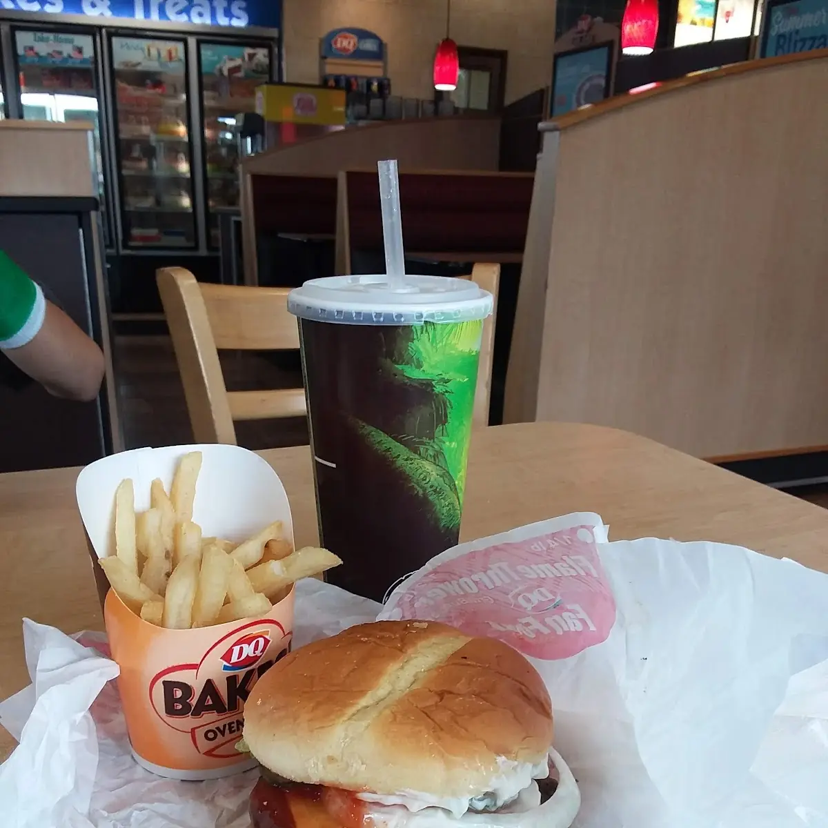 Burger and Fries