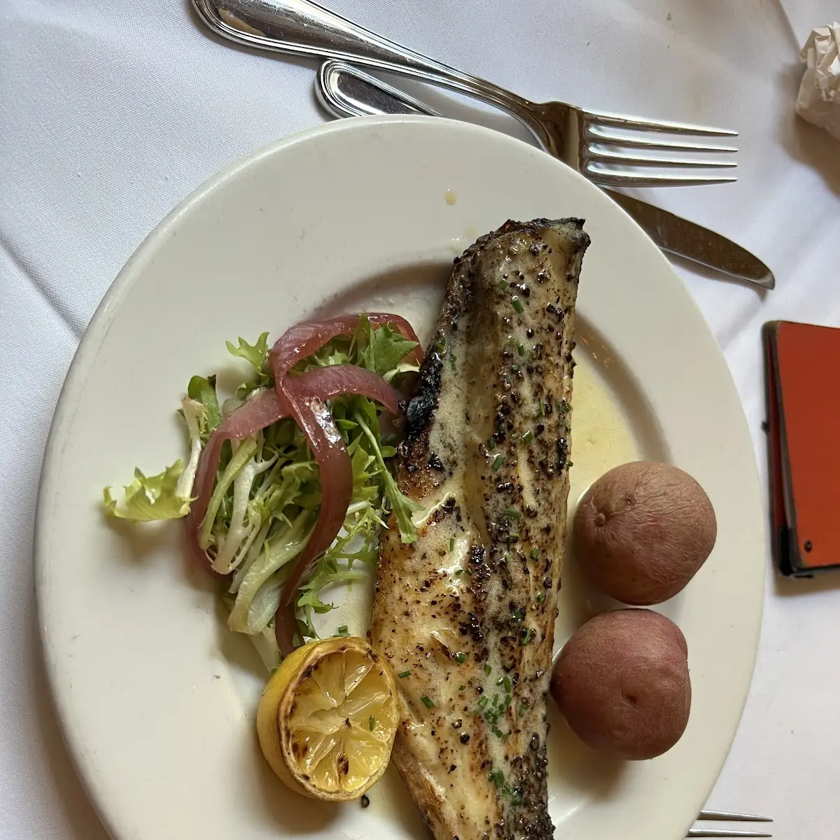 Redfish on the Half-Shell