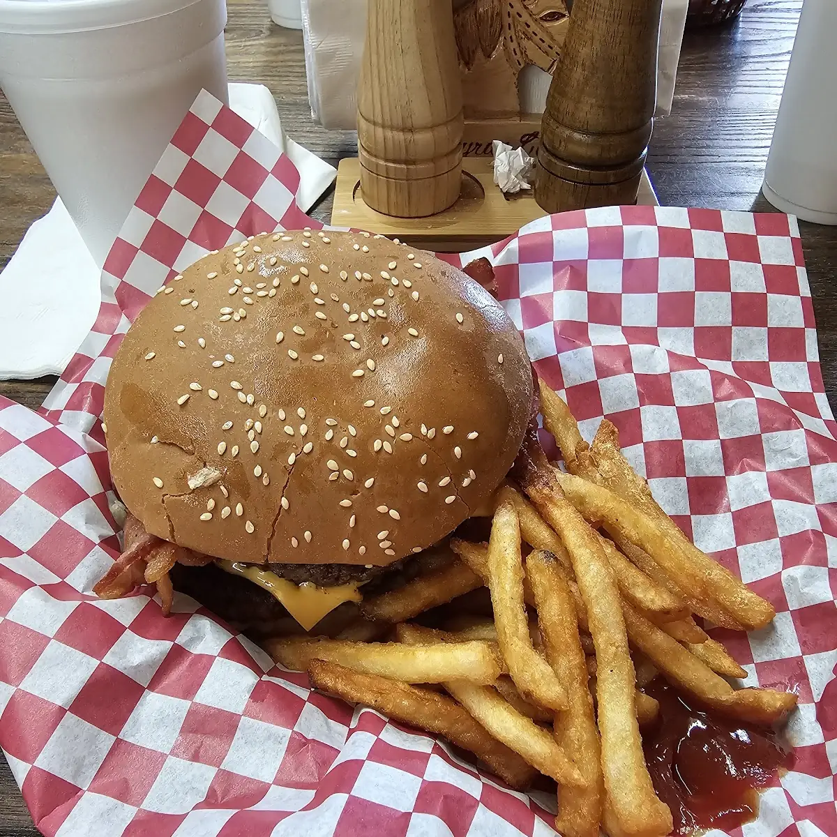 Double Bacon Cheeseburger Combo