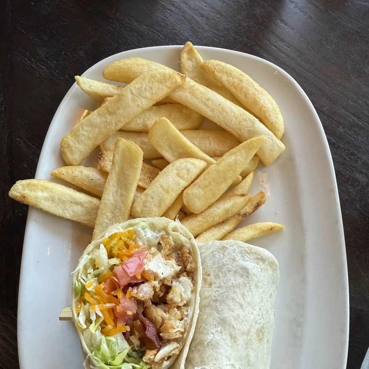 Whiskey River BBQ Chicken Wrap