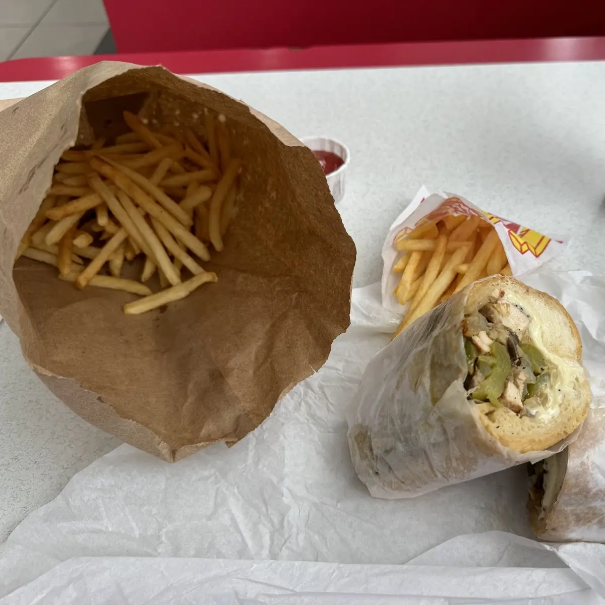 Philly Chicken Sandwich Combo