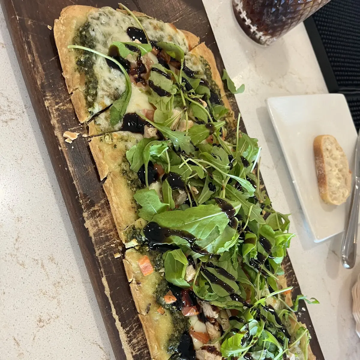Flat Bread Pizza Margherita