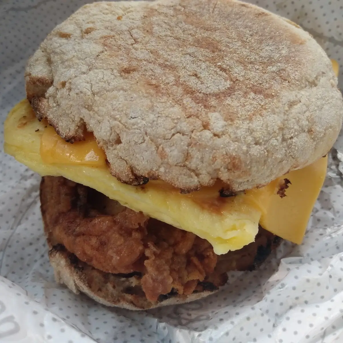 Chicken Egg & Cheese Muffin