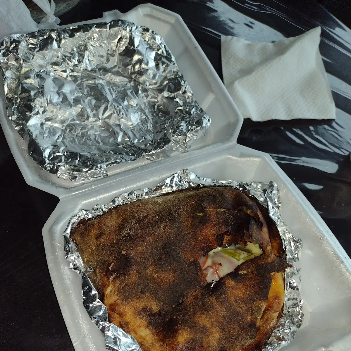 Calzone Supreme- Walked Out Paying 4 More Than Expected & It Was Burnt