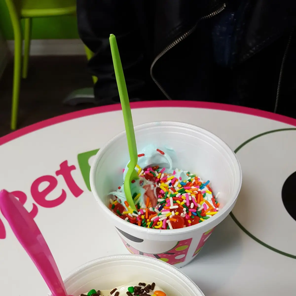 Frozen Yogurt Cotton Candy