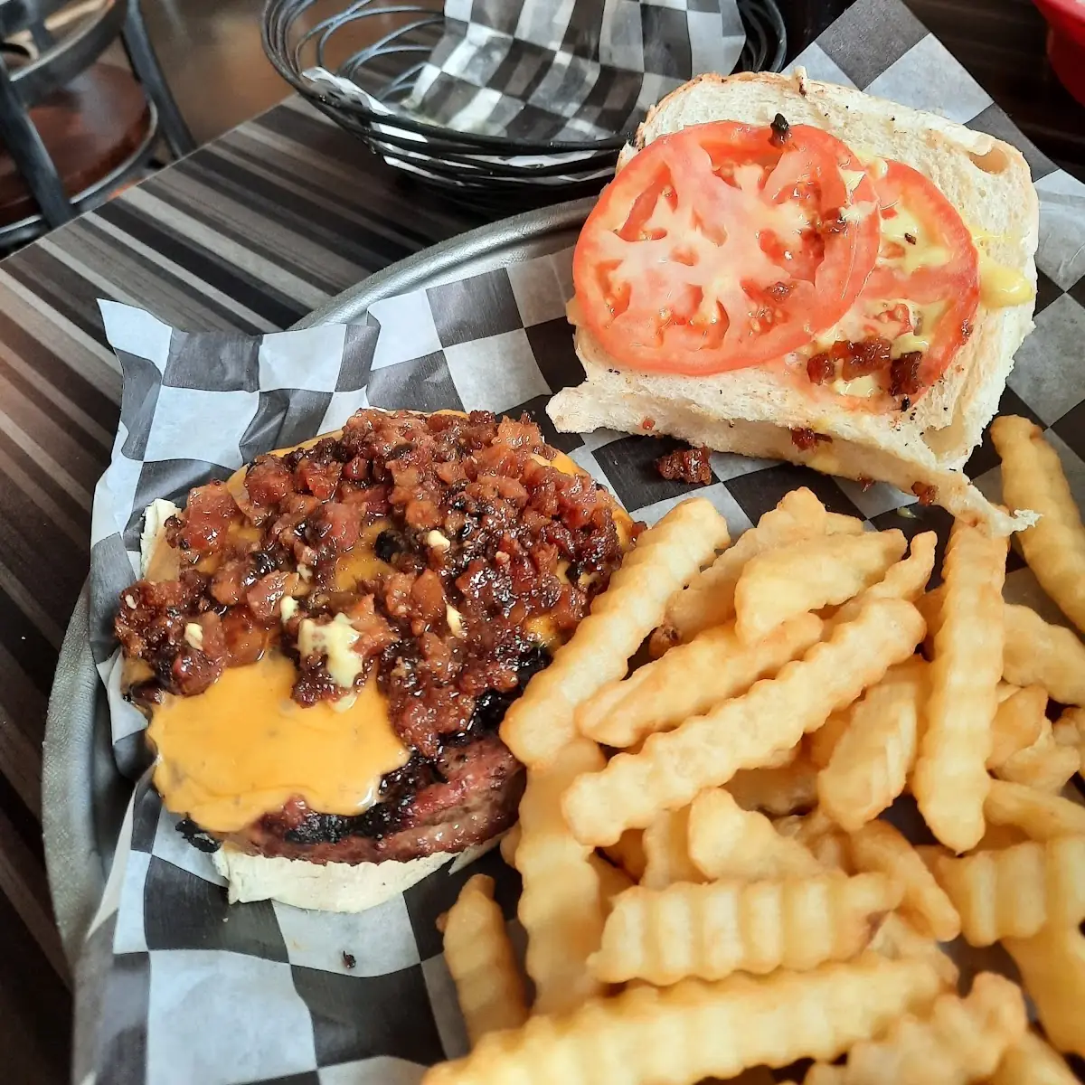 Apple Bacon Burger