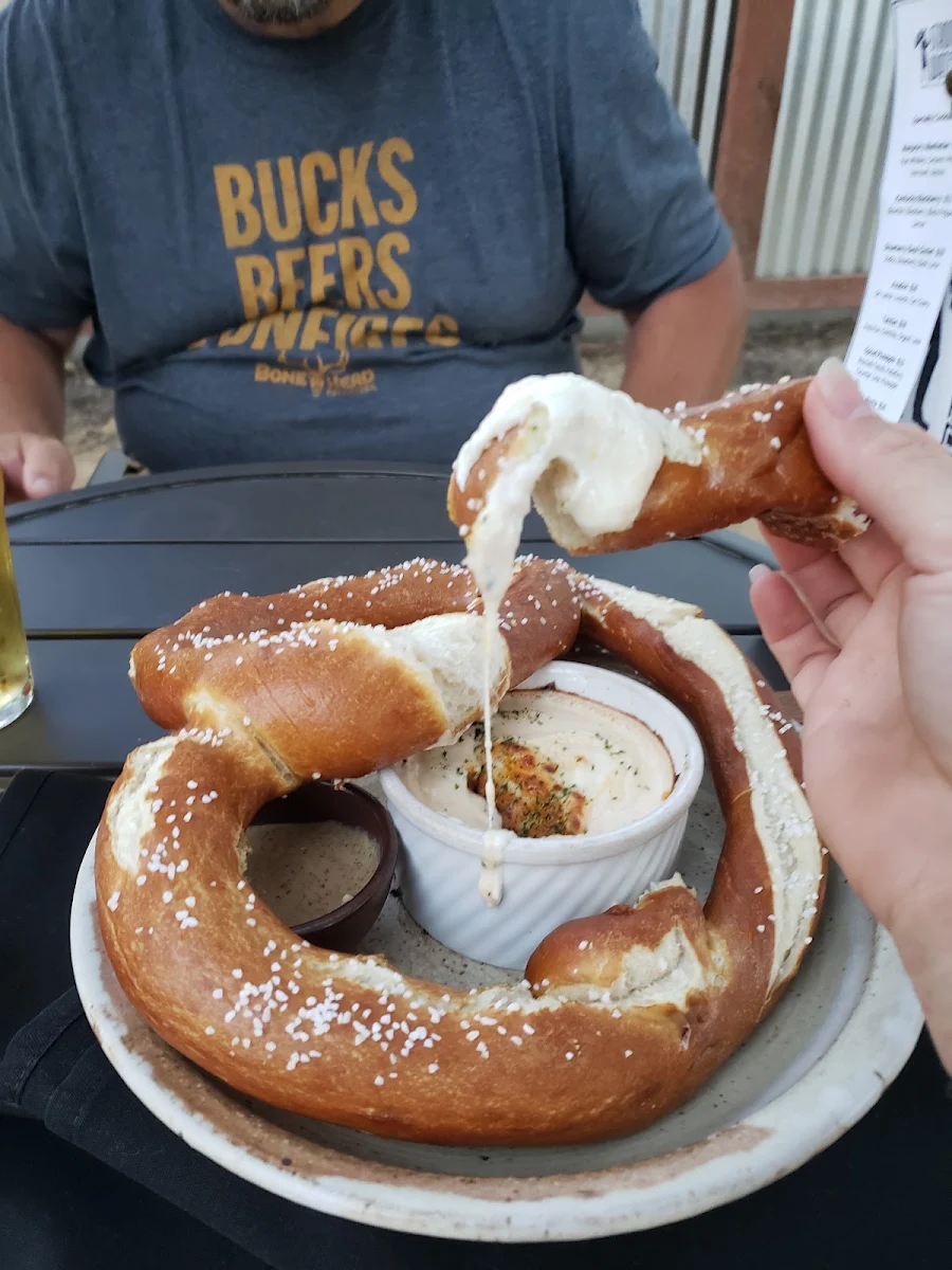 Soft Pretzel with Beer Cheese