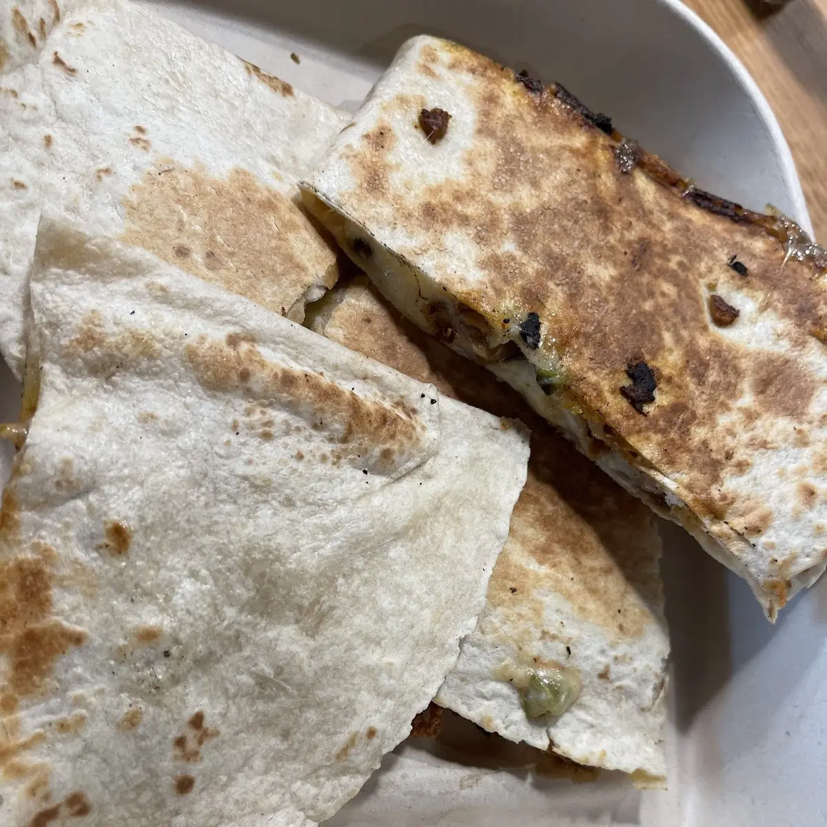 Chicken and Cheese Quesadilla