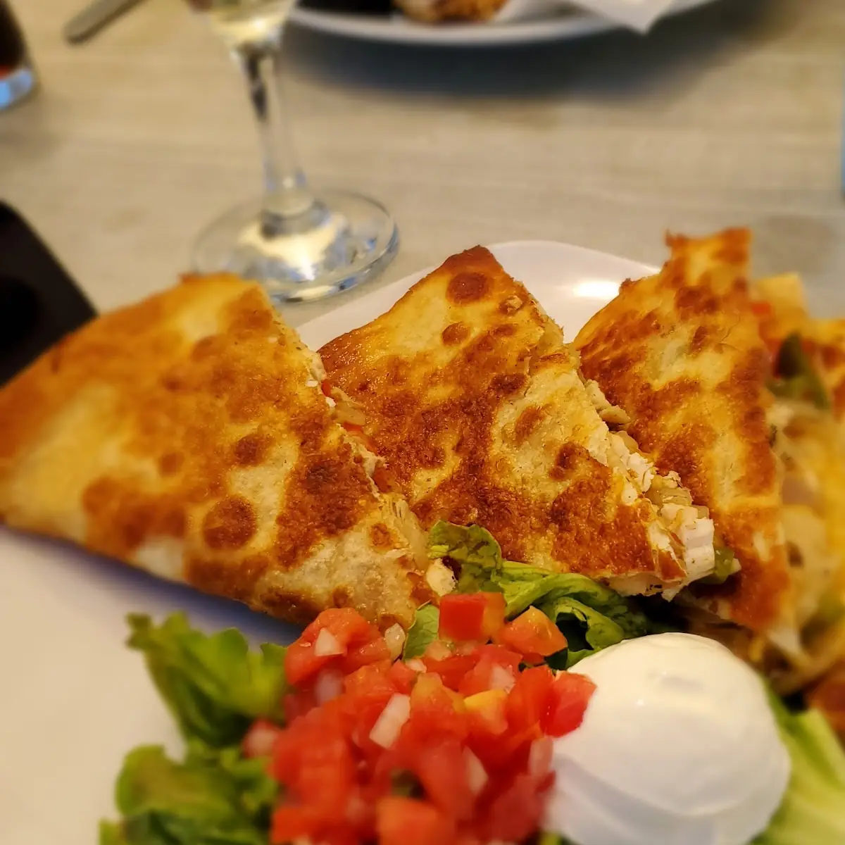 Chicken Fajita Quesadillas