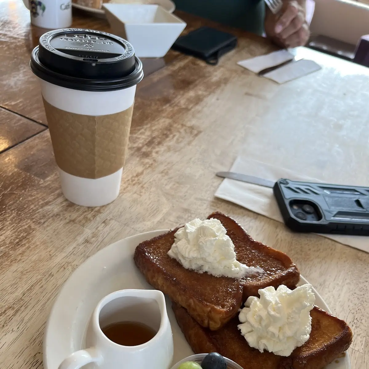 Caramelized French Toast with Fruit