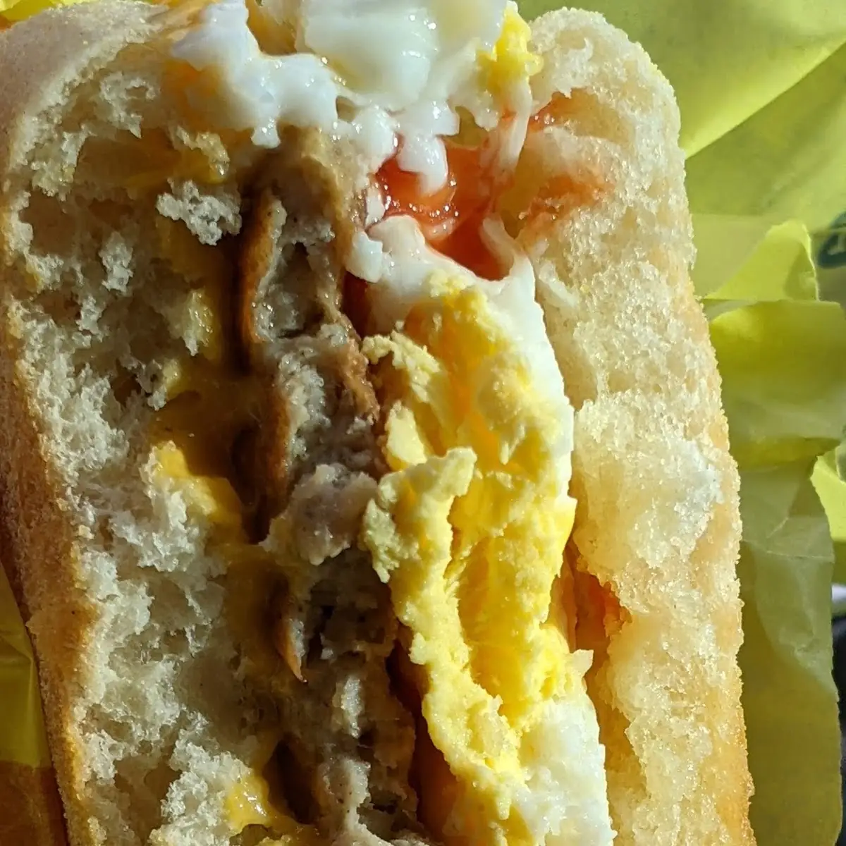 Sausage Biscuit with Egg