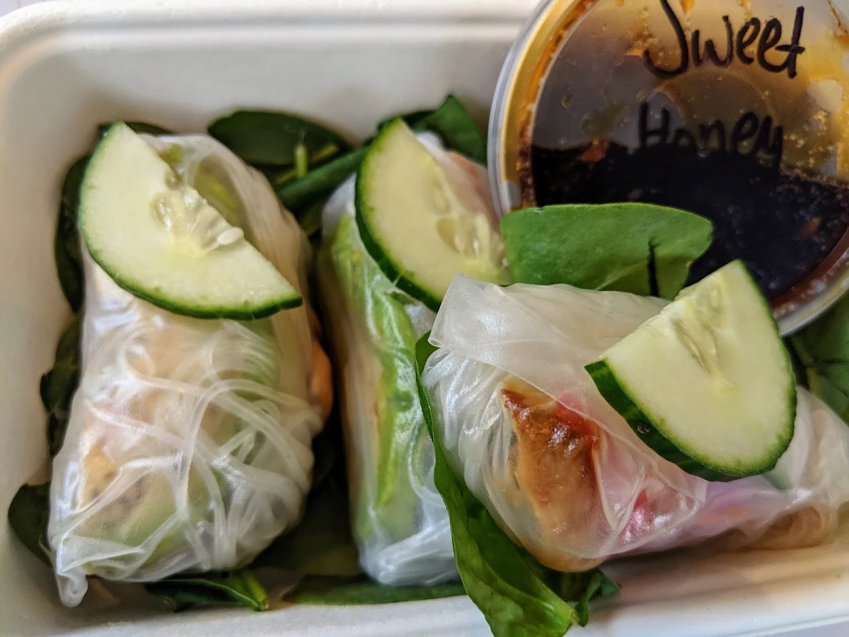 Rice Paper Rolls, Where You Bean Cafe