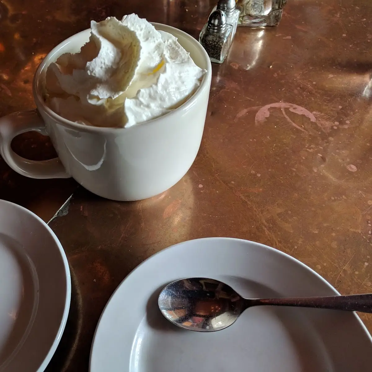 The Top Hat-Brownie Raspberry and Whipped Cream