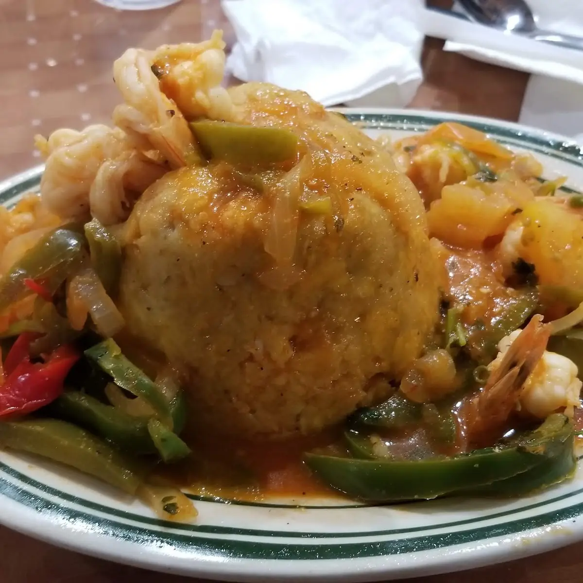 Shrimp Mofongo
