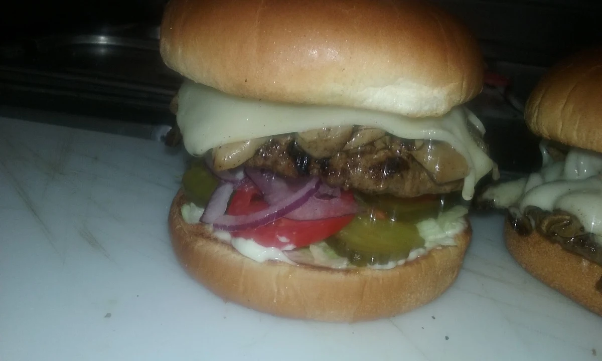Mushroom Swiss Burger