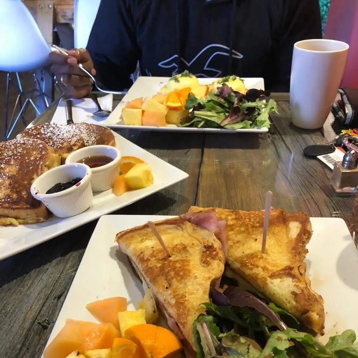 Ham and Cheese Sandwich French Toast Pancakes, The Squirrel Cage