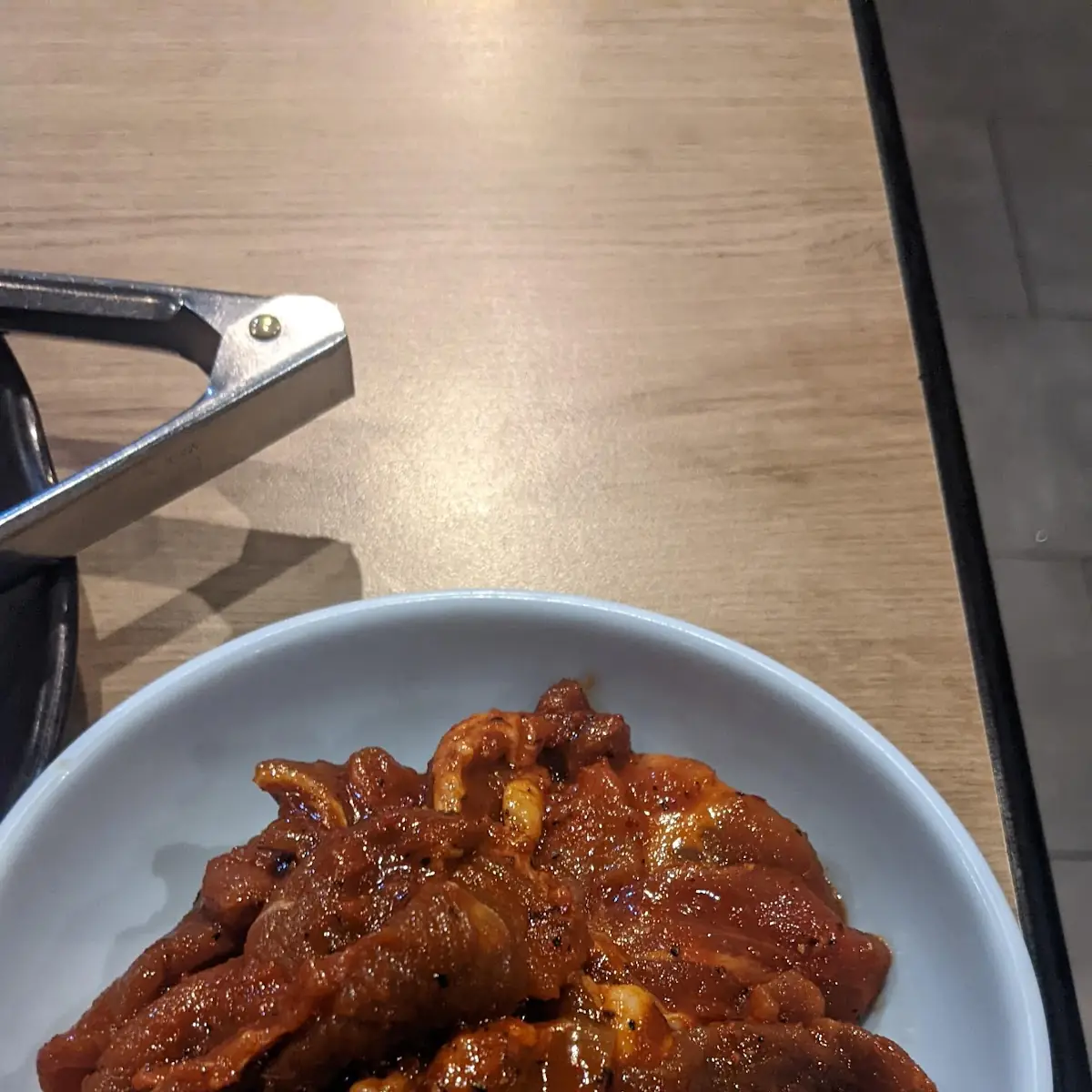 Spicy Chopped Pork Ribs
