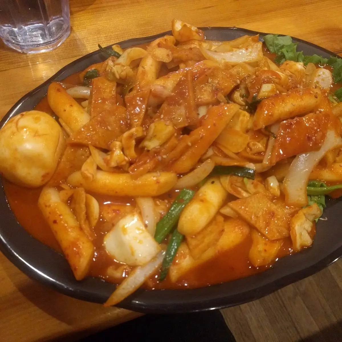 Stir Fried Squid & Cal-Gook-Soo Flat Noodle