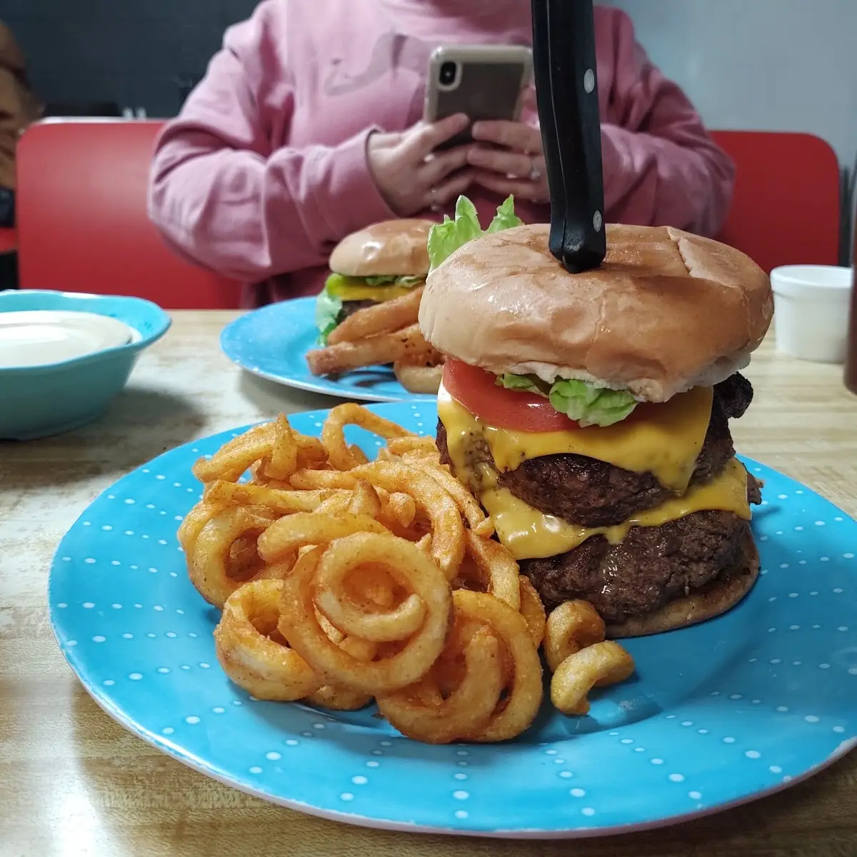 Large Bacon Cheese Burger