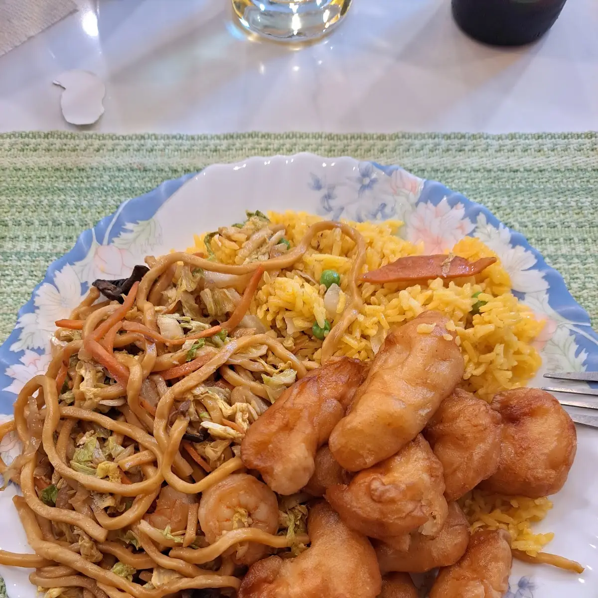 Shrimp Chow Mein Combo
