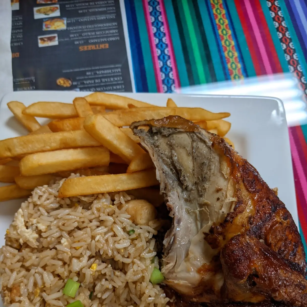 Roasted Chicken Monstrito Combo