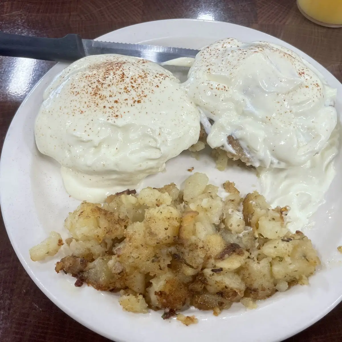 Sausage Gravy Biscuit