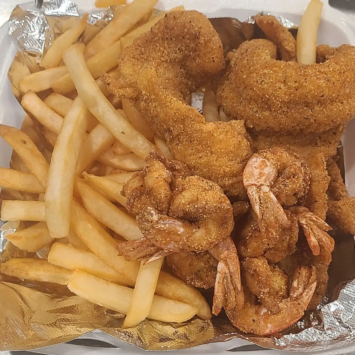 Fish and Shrimp Basket