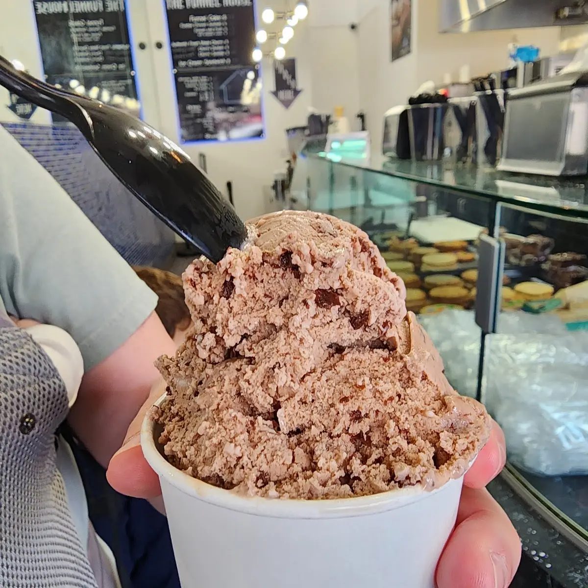 Chocolate Ice Cream Scoop