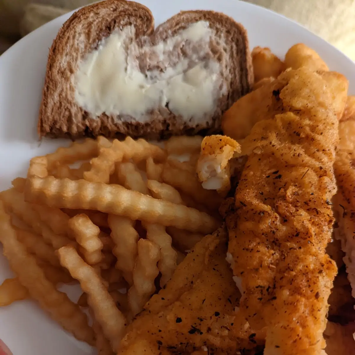 Cajun Catfish Dinner