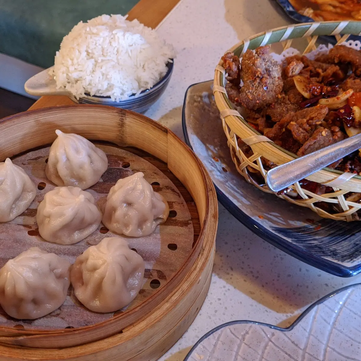 Spicy Crispy Beef Xiao Long Bao