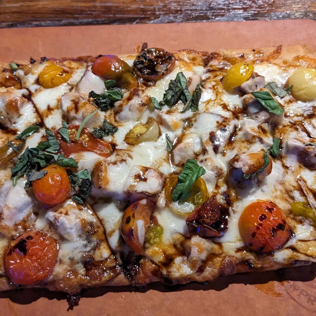 Chicken Margherita Flatbread
