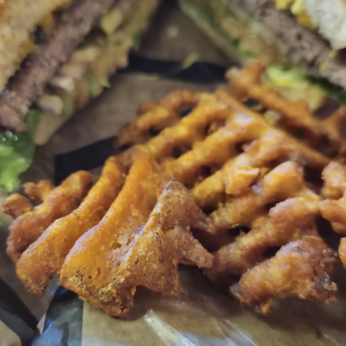 Cheese Burger and Fries