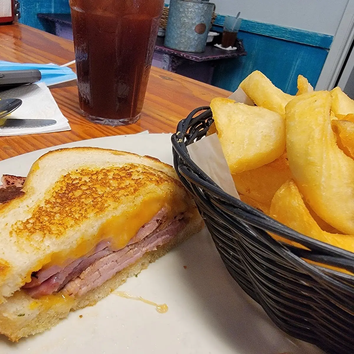 Grilled Ham and Cheese Sandwich
