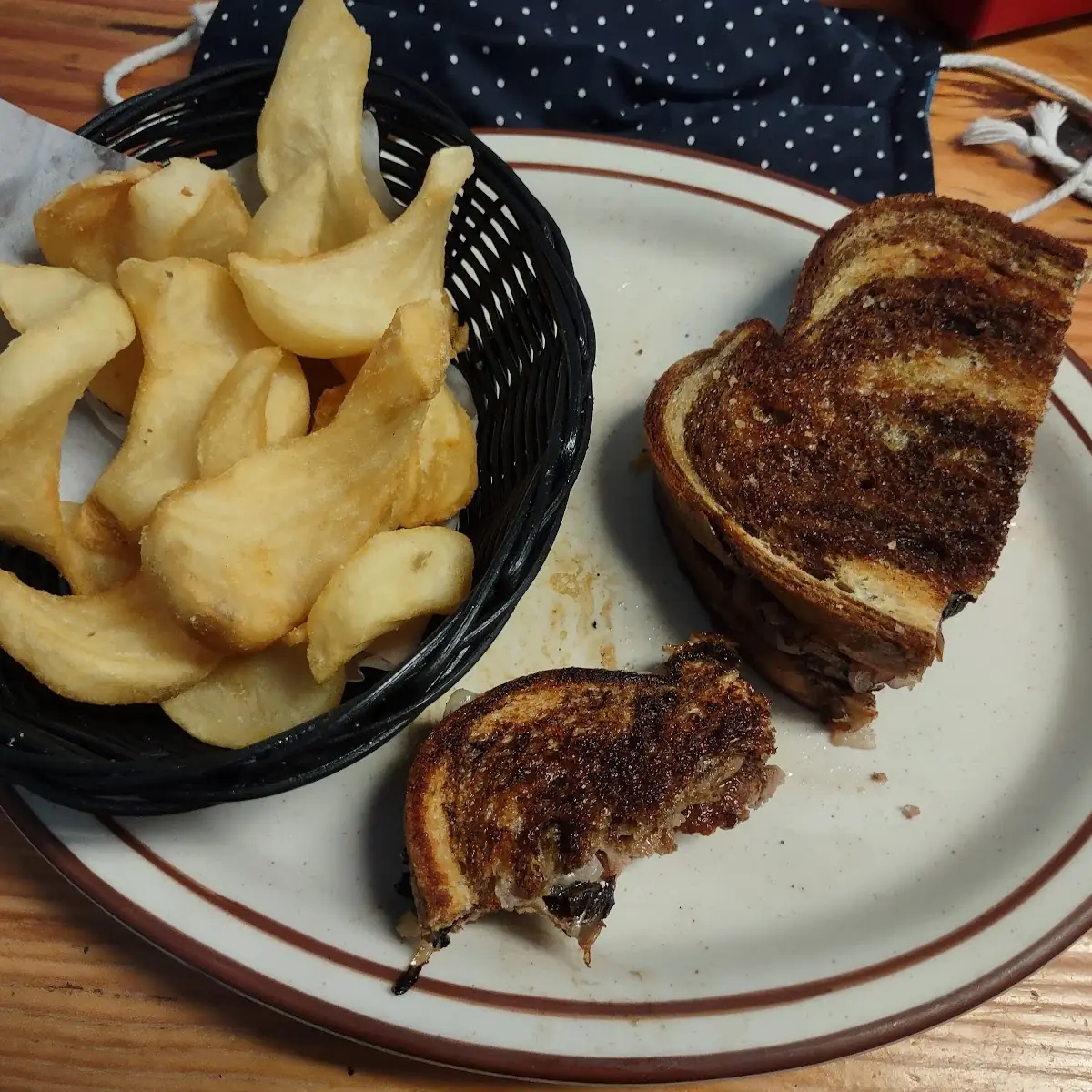 Patty Melt Sandwich Fries
