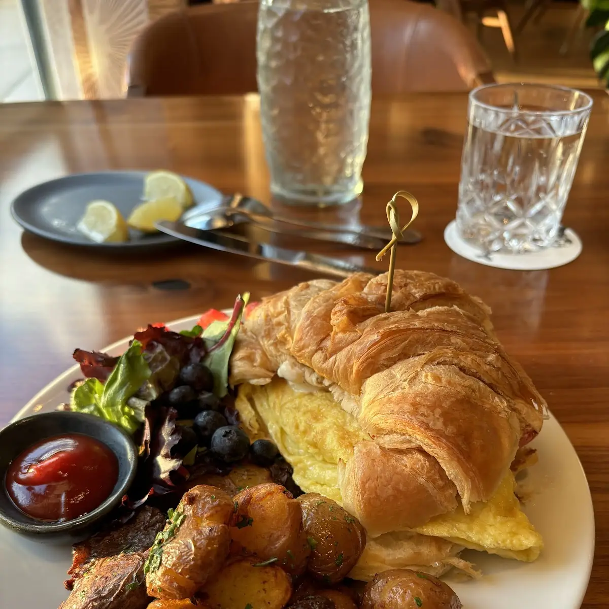 Truffle Scrambled Egg Croissant