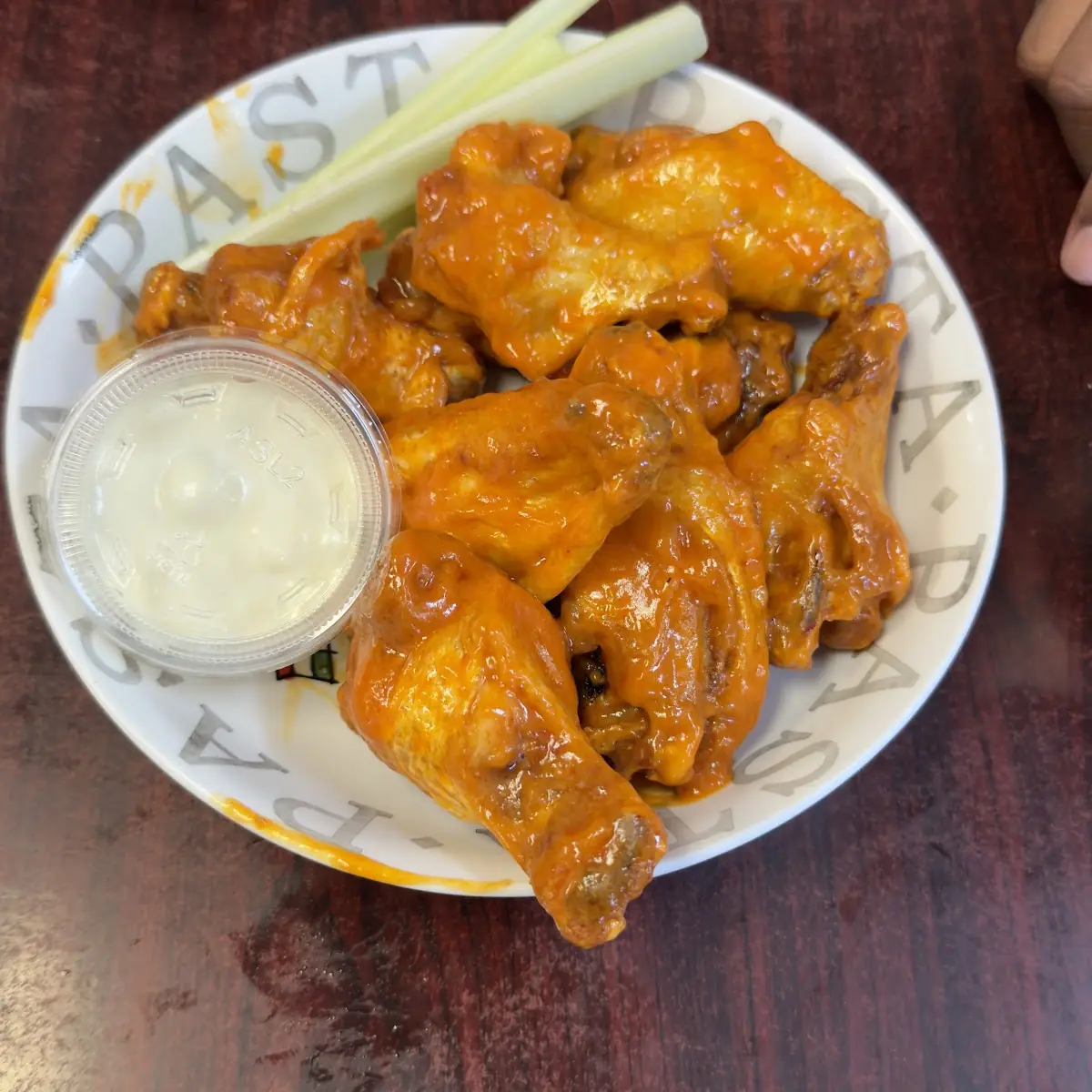 Buffalo Chicken Wings with Blue Cheese