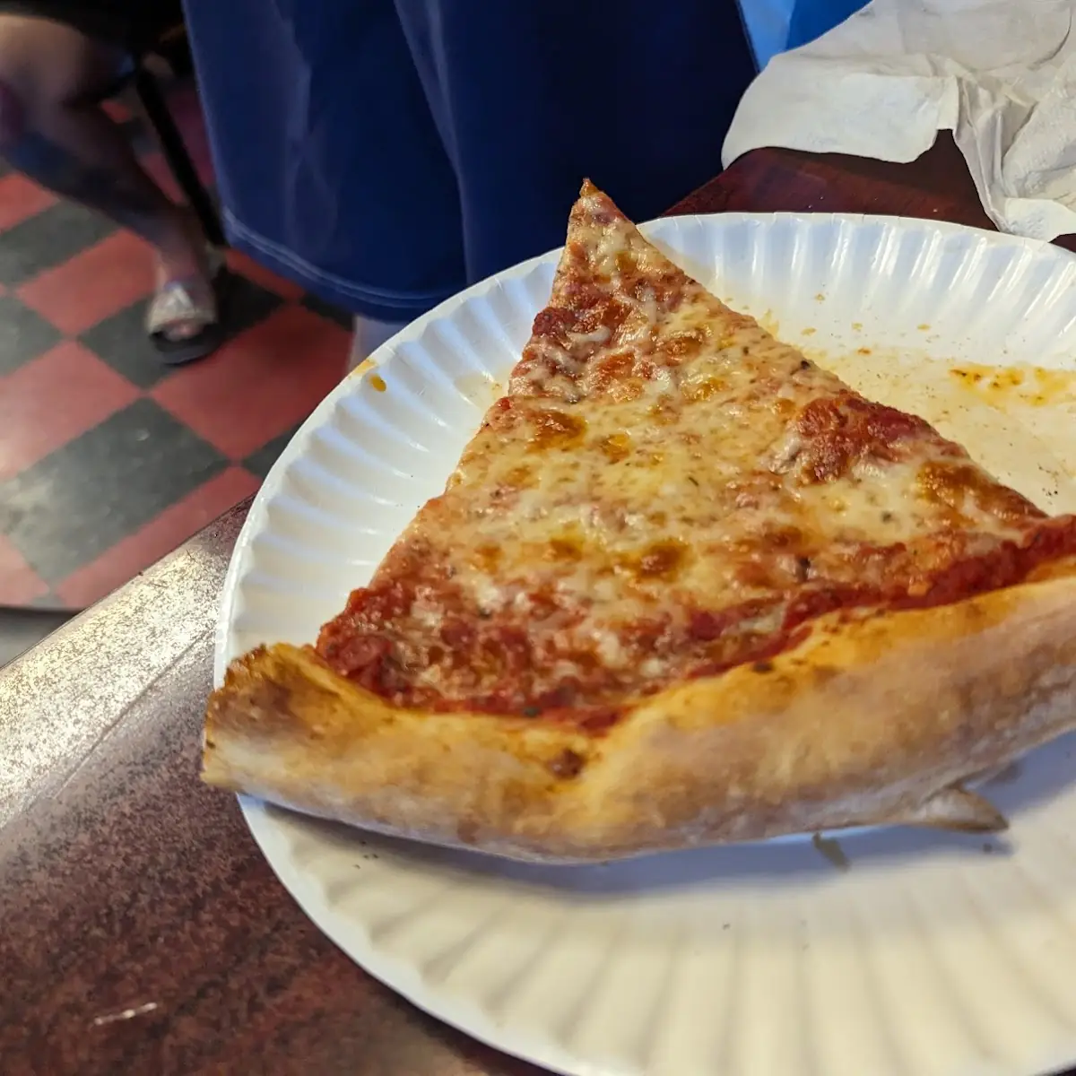 Plain Cheese Pizza Slice