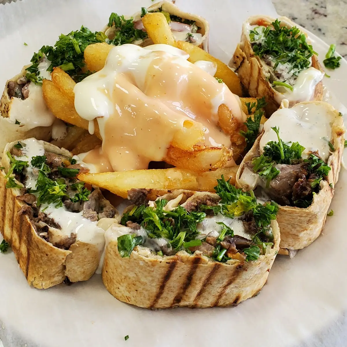 Meat Shawarma Sandwich
