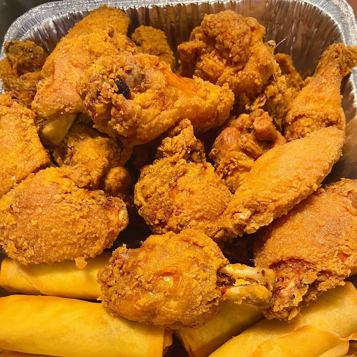 Chicken Wing and Spring Rolls Party