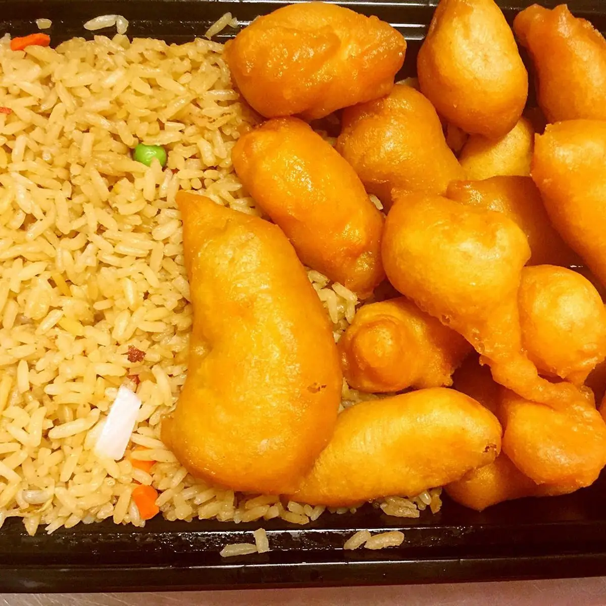 Sweet and Sour Chicken with Pork Fried Rice