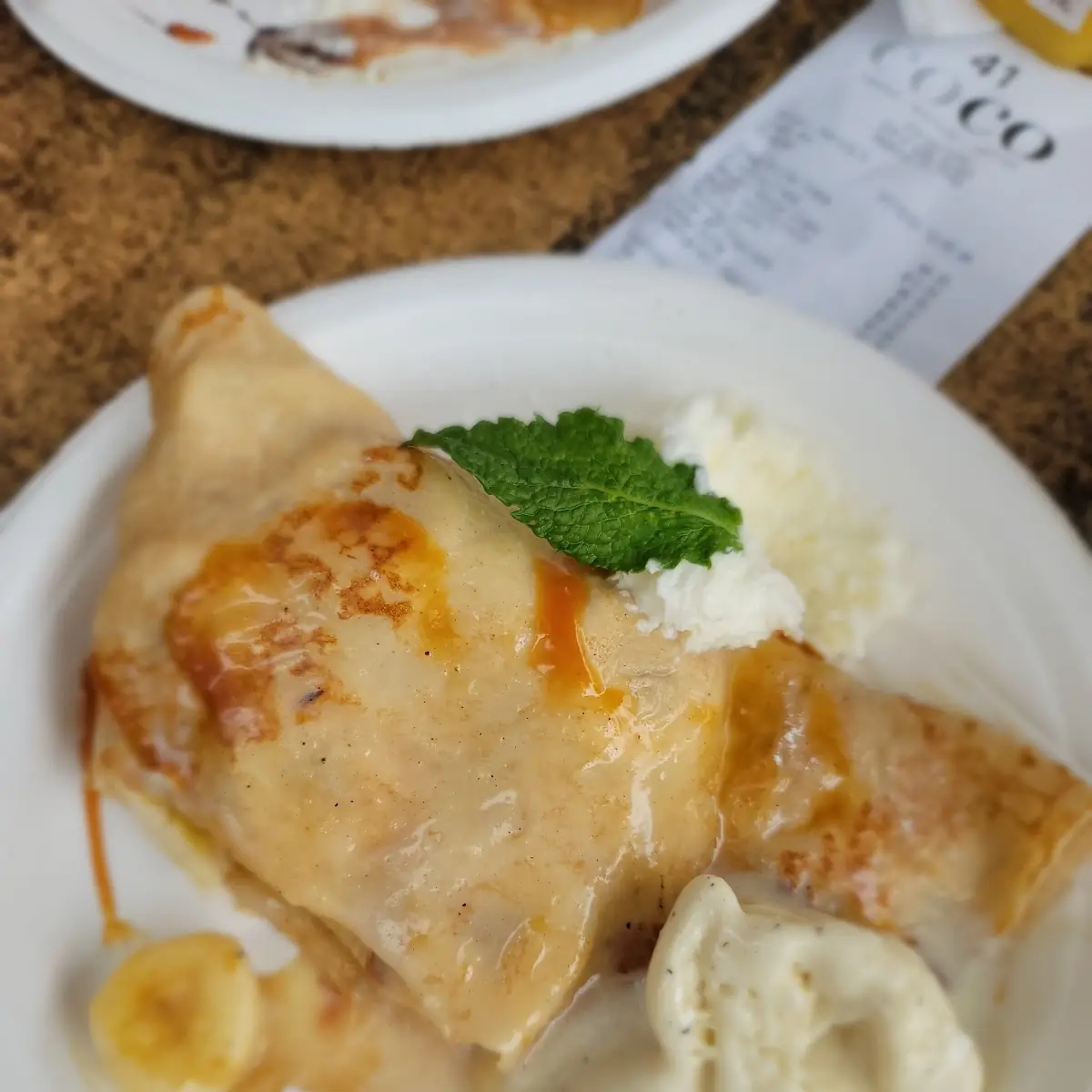 Banana Foster Crepe