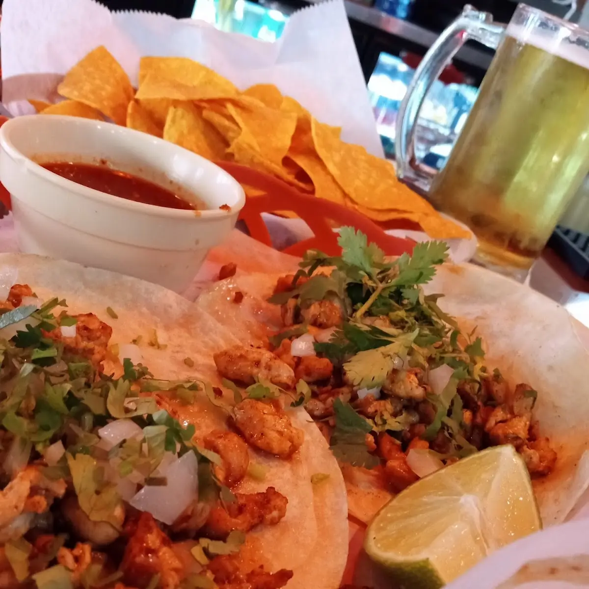 Authentic Mexican Tacos De Pollo