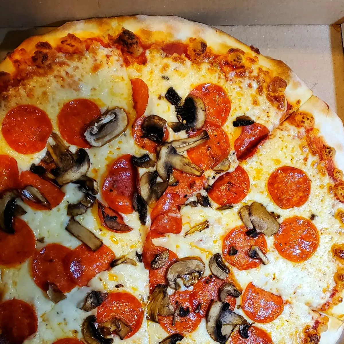 Pepperoni Mushroom Pizza