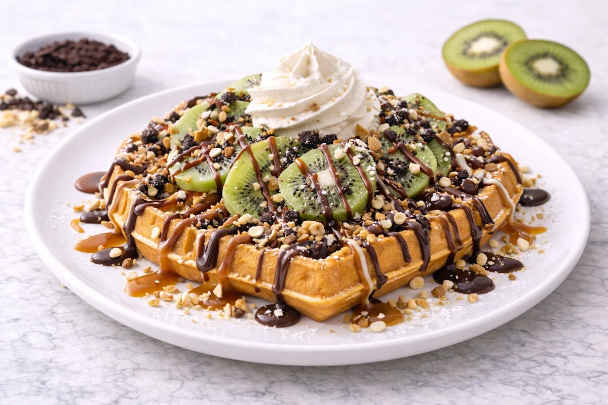 Mix Waffle Pancake Plate, Waffle De Rêve