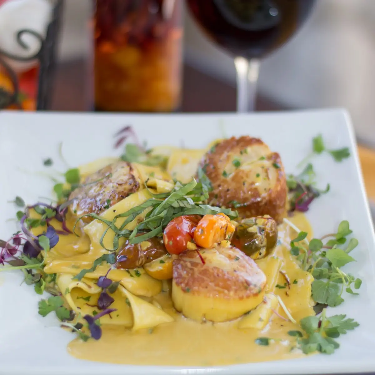 Seared Diver Sea Scallops