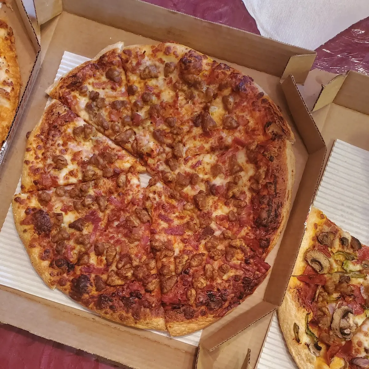 Burnt Meat Lovers Pizza