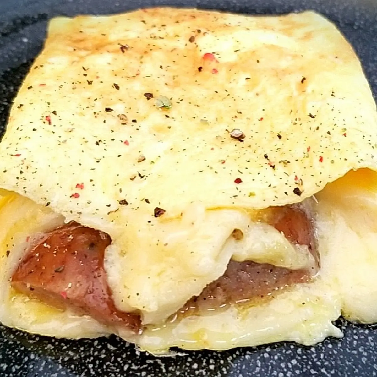 Smoked Sausage Omelette